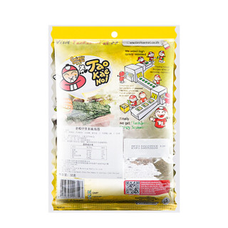 老板仔（Tao Kae Noi）山葵芥末味 泰国原装进口 脆紫菜 儿童休闲零食 大包装32g