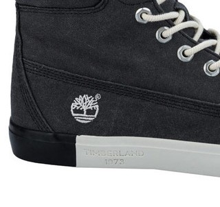 Timberland 添柏岚 Newport Bay 男士高帮帆布休闲鞋 Charcoal UK10