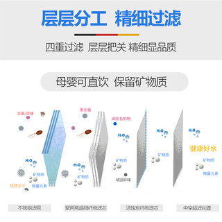 德国进口汉斯希尔自来水全屋前置过滤器厨房家用末端直饮机净水器