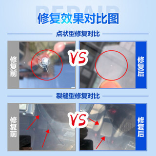 智骋 汽车玻璃修复液前挡风玻璃裂痕裂纹修补液 风挡划痕裂缝修复剂工具套装还原剂档风玻璃胶