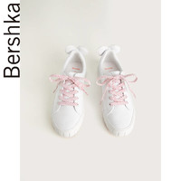 Bershka女鞋2020新款俏皮鼠帆布运动小白鞋女百搭板鞋11905560001