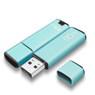 OV U-color 8G USB2.0 金属U盘 冰原蓝