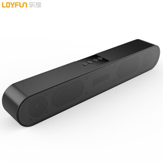 乐放 LOYFUN A25 音响 2.0声道USB电脑便携式多媒体迷你音箱 笔记本桌面有线低音炮 黑色