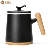 金镶玉 陶瓷茶杯 司南 黑色