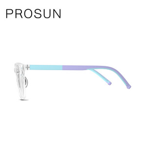 保圣 PROSUN 眼镜架2019 新款儿童眼镜框轻盈柔软男女童近视镜6色 全框近视眼镜PD5015 A92亮透色