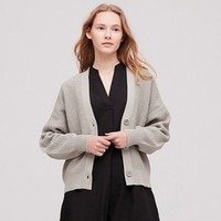 UNIQLO 优衣库 422921 女士休闲V领开衫