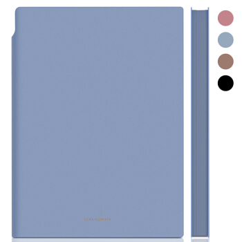 莫兰迪色系商务记事本日记本22290蓝色