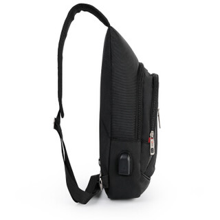 SWISSGEAR 瑞士胸腰包男士骑行单肩斜挎包可装7.9英寸ipad/小米平板小背包休闲旅行挂包旅游手机包 SA-8003
