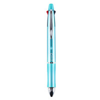日本百乐（PILOT）限定款多色圆珠笔中性笔按动四色多功能圆珠笔+自动铅笔0.5薄荷绿BKHDF1SEF-MG 金属杆