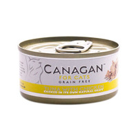 CANAGAN 原之选金枪鱼伴鸡肉配方猫罐头 75g*12罐