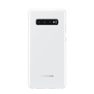 三星(SAMSUNG) S10 原装LED后壳 手机保护壳 保护壳 LED智能背光 来电 信息提醒 白色