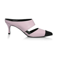 DYMONLATRY 设计师品牌 跨界w.RONG系列 撞色中空穆勒鞋 粉色 36