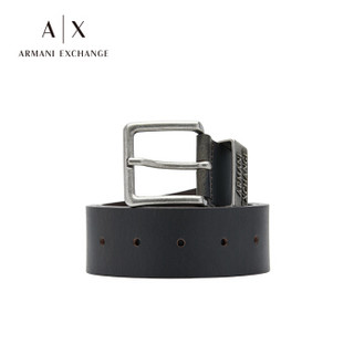 ARMANI EXCHANGE 阿玛尼奢侈品19秋冬新款男士腰带 951186-CC528 BLACK-00020 30