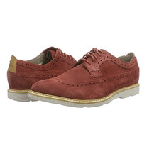 Clarks Gambeson Dress 男款真皮休闲鞋 Brown Rust Suede  UK10.5
