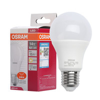 欧司朗(OSRAM)LED灯泡球泡 节能光源 大球泡14W E27大螺口 2700K 暖白色 黄光