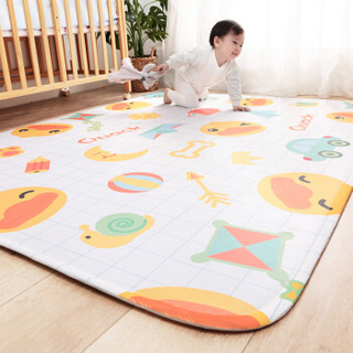 大江 正版小黄鸭优质透气儿童爬爬行垫地毯卧室客厅茶几毯床边毯宝宝游戏毯 玩具屋150X200CM