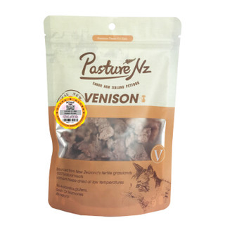 新西兰牧场之味（Pasture NZ）-冻干鹿肉丁（猫）50克