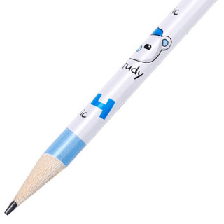 真彩(TRUECOLOR)HB大皮头圆杆铅笔 素描绘图学生铅笔 练字写字 珠光膜转印 海底小纵队12支/PET盒/HD592