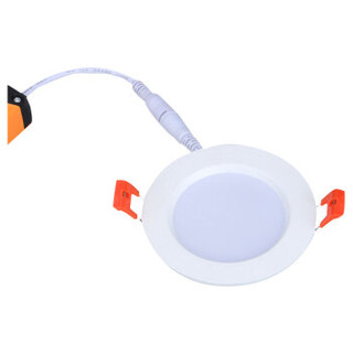 冰禹 AA28081 LED筒灯 嵌入式天花筒灯 LED一体化超薄草帽筒灯 白光 3.5寸9W（开孔90-100mm）