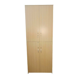 福邦 FUBANG 备品柜　多功能储物柜衣柜备品柜1.2米宽美耐板白橡木色可订色