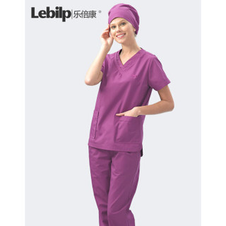 乐倍康（Lebilp）手术衣洗手衣刷手服医生服护士服工作服 短袖（男女同款） S