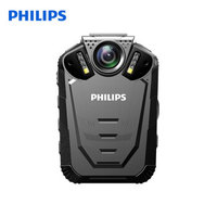 飞利浦（PHILIPS）VTR8210 执法取证 便携音视频 执法记录仪 1296P高清红外广角夜视摄像机 录音 拍照一体机