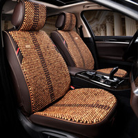 紫风铃 鸡翅木汽车坐垫夏季木珠汽车座垫手工编织全包汉兰达沃尔沃迈腾昂科威帕萨特途昂HDW01 鸡翅木-标准版