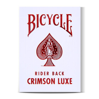 BICYCLE扑克牌 奢华高档纸牌 美国进口单车牌 高级娱乐卡牌 轻奢烫金-红色1副