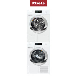 美诺(MIELE) 欧洲原装进口 全触屏面板 变频9kg洗衣机 9kg热泵烘干机 洗烘套装 WCR890 C TCR870 WP C