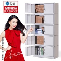 ZUOSHENG 佐盛 文件柜铁皮柜档案柜办公柜钢制资料柜储物柜分五节加厚款