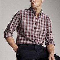 Massimo Dutti 00127143605 男士装格纹衬衫