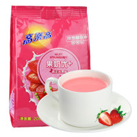高乐高 水果味固体饮料 果奶优+ 冷热随意冲 草莓味200g/袋 *2件