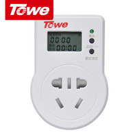 TOWE 同为10a电子简易定时器插座家用电源电动车开关控制器自动断电