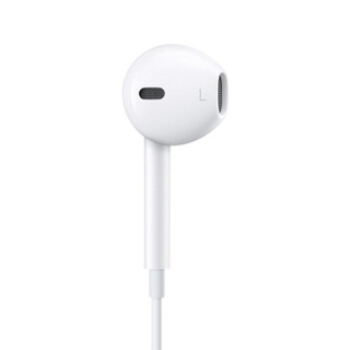 ESCASE 苹果手机耳机 iphone耳机入耳式重低音线控麦克风耳塞 苹果6s/Plus/SE/iPad Pro/Mini i8升级版白色