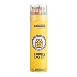 神偷奶爸（DESPICABLE ME）JL-CQ5211 小黄人彩色铅笔 彩色铅笔专业油性彩铅彩笔画画笔套装手绘 36色 *5件