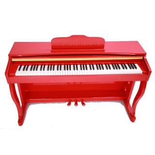 唯美 RENOPIA 电钢琴88键重锤力度初学者考级电子琴WR8807红