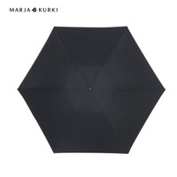 玛丽亚.古琦（玛丽亚古琦 MARJA KURKI）三折伞 超轻晴雨两用纯色彩胶防晒防风折叠太阳伞女 知性纯色 9FF236199 黑色