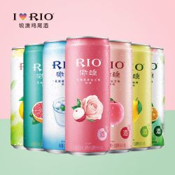 rio锐澳鸡尾酒7罐装3度微醺系列水果味