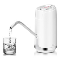 拜杰（Baijie）家用桶装水抽水器 桶装饮水机压水器自动上水器饮水机白色  智能款 DCX-006