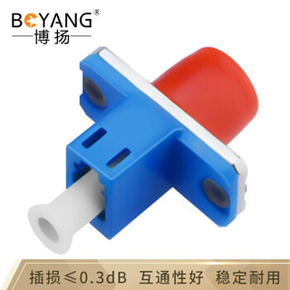 博扬（BOYANG）BY-F53 电信级耦合器 FC-LC接口 LC-FC光纤法兰适配器 光纤转接器