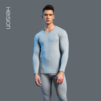 海之宁 男士秋衣秋裤纯棉套装秋冬季打底棉毛衫薄款保暖内衣精梳棉亲肤透气线衣线裤 8000宁静兰 XXL码