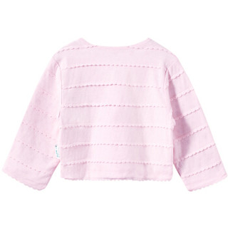 全棉时代 幼儿女款针织提花夹克 90/52(建议2-3岁) 樱花粉 1件装