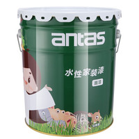 antas防霉抗菌水性面漆 内墙乳胶漆白色面漆 油漆涂料18L/20KG