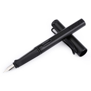 优尚（OASO）S007 正姿钢笔男女学生用成人练字笔 磨砂黑 EF尖0.38mm