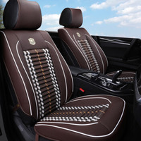 五福金牛 汽车坐垫 夏季坐垫 3D立体皮革养生汽车坐垫荞麦汽车座垫 荞风系列 下单备注车型 咖啡色