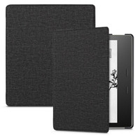 毕亚兹 Kindle Oasis电子书保护套2019全新版KO3 7英寸电纸书通用阅读器皮套 KO2保护后外壳 布艺 PB58-黑色