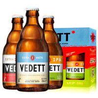 Vedett Extra White 白熊 啤酒精酿啤酒组合装 330ml*3瓶 *3件