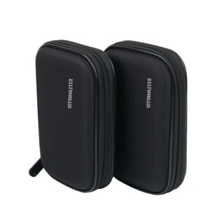 YottaMaster 移动硬盘保护包2.5英寸 多功能收纳包 防水抗震保护套 便携数码包 黑色 B1包