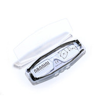 纳尼尼进口老花镜男女轻薄时尚CP1 折叠便携高清舒适老花眼镜 黑色300度