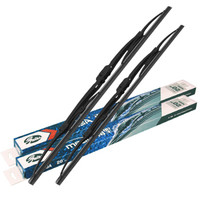 盖茨(Gates)U型有骨雨刷器雨刮器22/16对装(日产骐达(05-10款)颐达(05-10款)